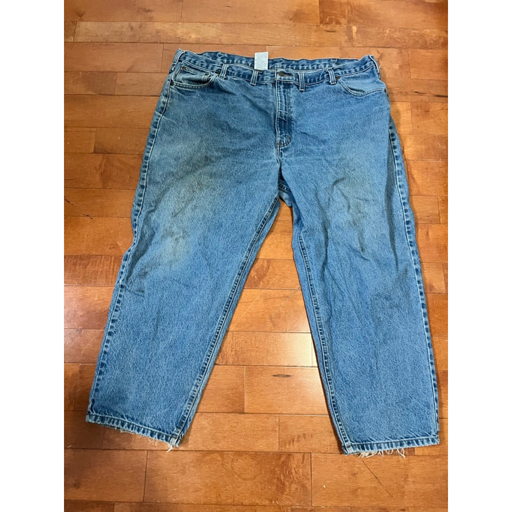 Men's Carhartt Relaxed Fit Blue Jeans 48 x 28
